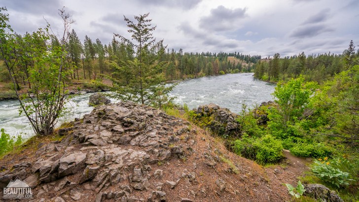 Photo taken at Riverside State Park, Bowl and Pitcher Area, Washington State