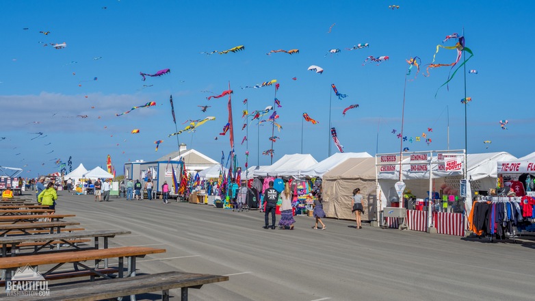 Photo taken at the Washington State International Kite Festival, Long Beach, WA